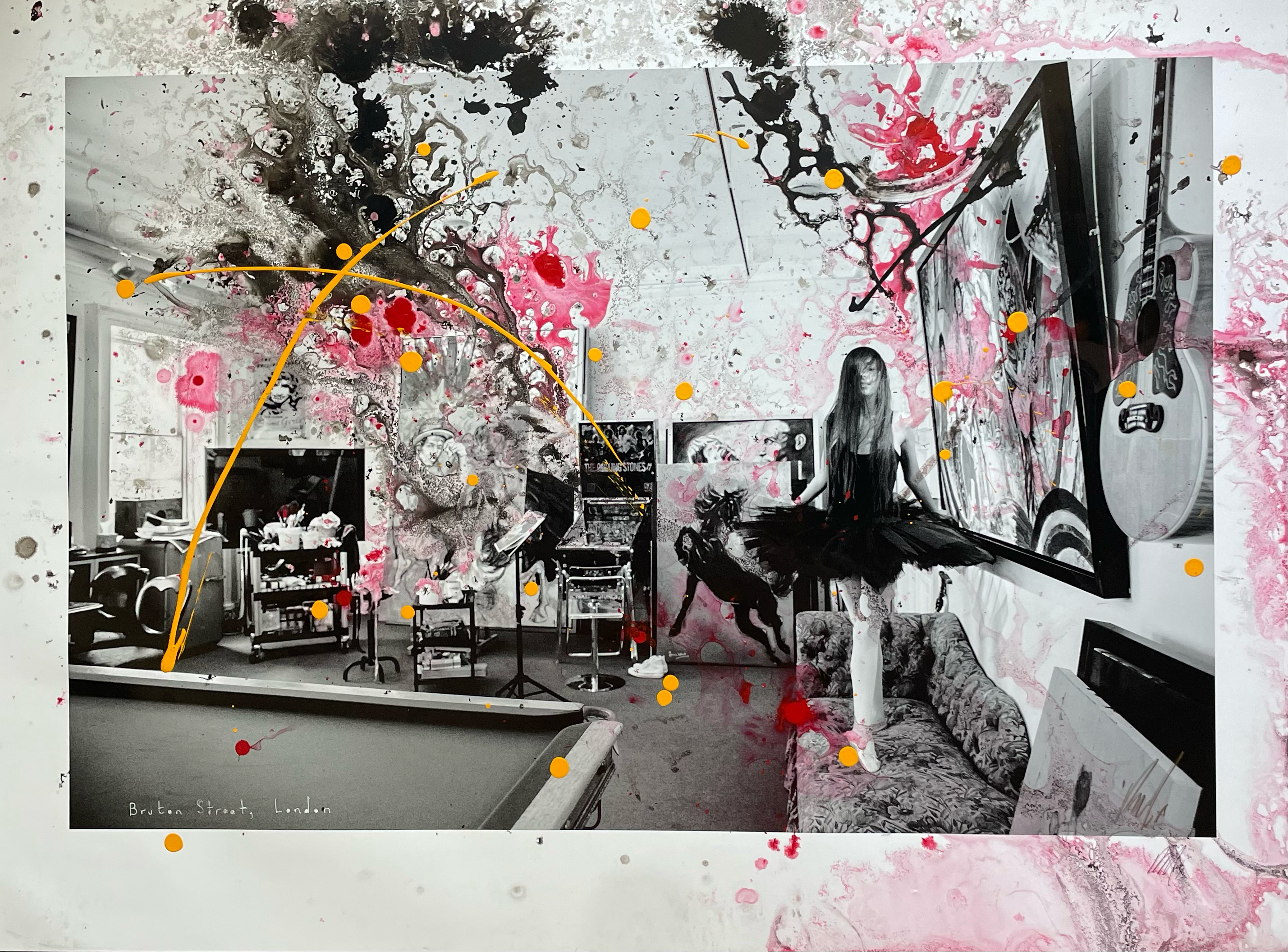 Raphael Mazzucco 'Ballerina Ronnie Wood Studio', 2014